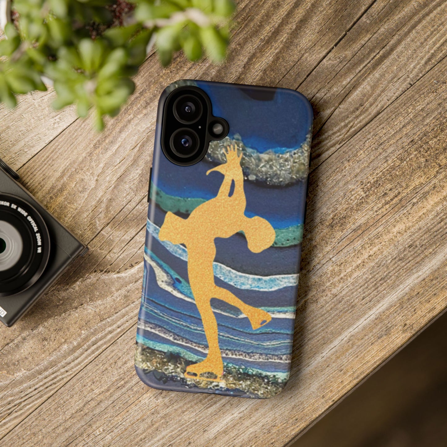 Figure skating phone case