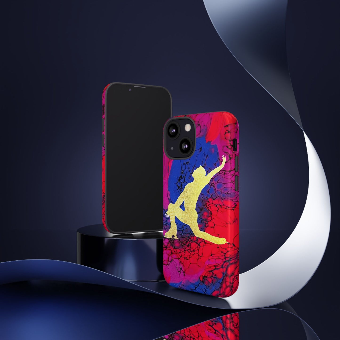 Figure skating phone cases