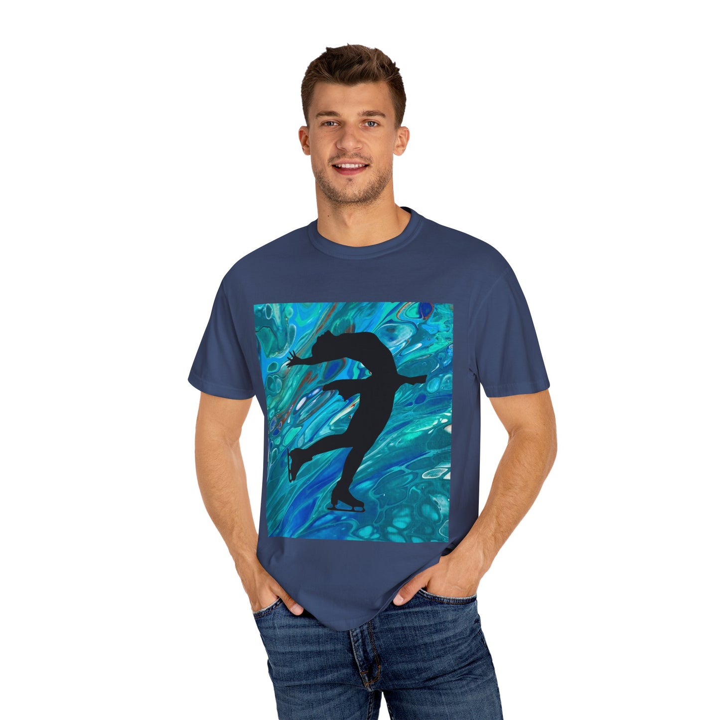 Figure Skating T-Shirt - Unisex Garment-Dyed Tee