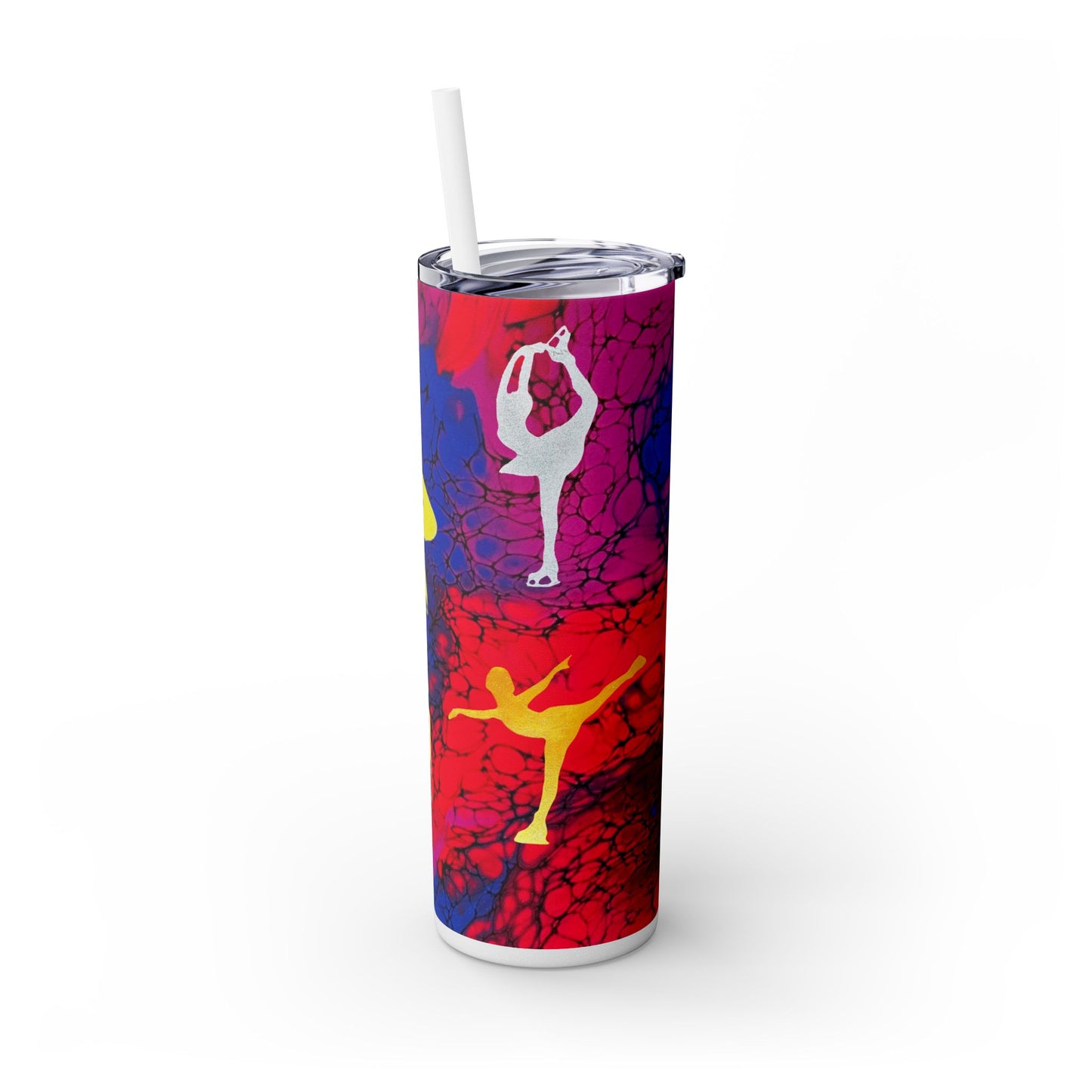 Figure Skating Tumbler, 20oz with straw