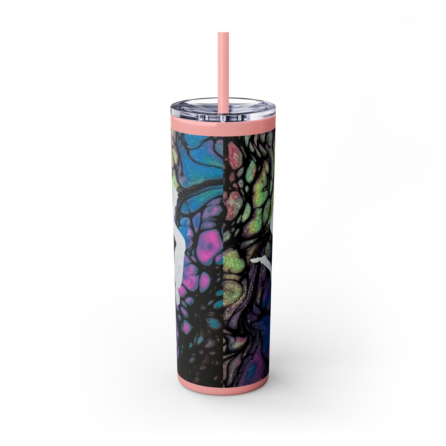 Figure Skating Tumbler,  20oz with straw