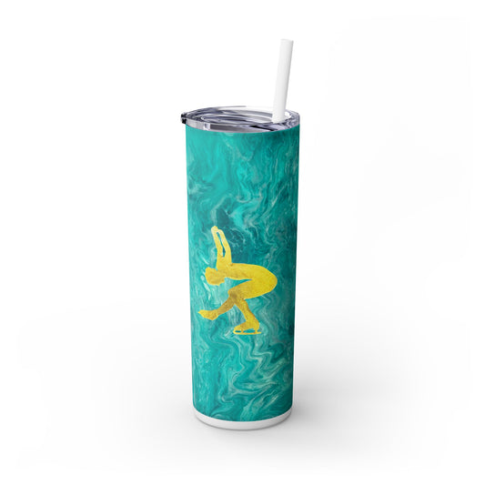 Figure Skating Tumbler,  20oz with straw