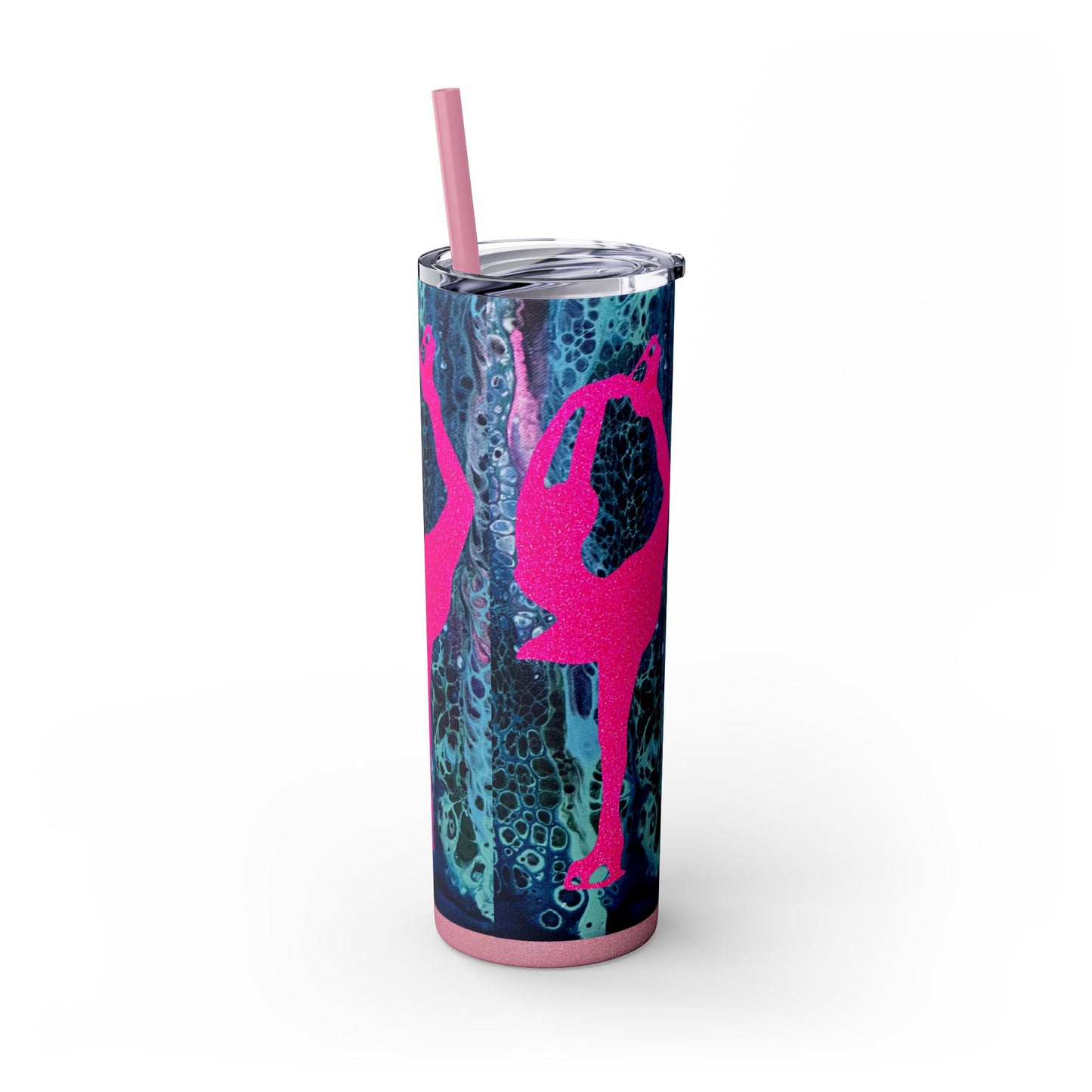 Figure Skating Tumbler, 20oz with straw