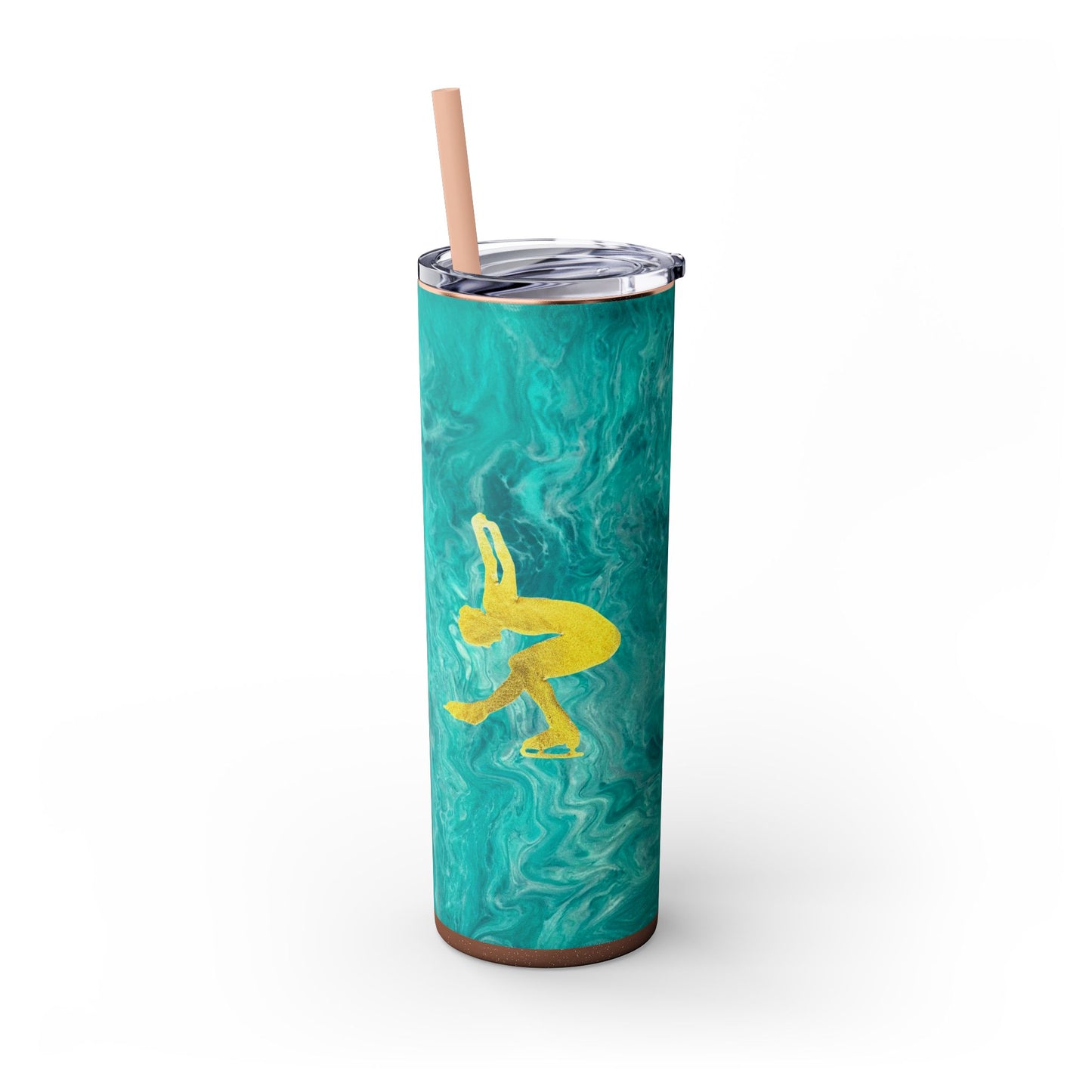 Figure Skating Tumbler,  20oz with straw