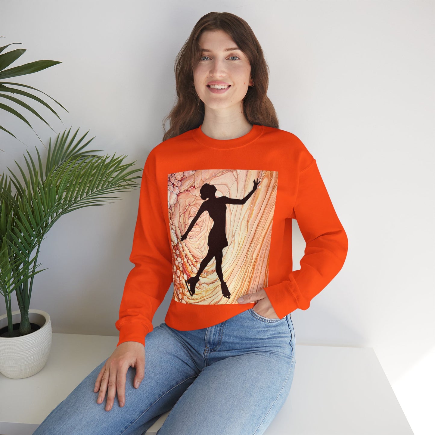 Unisex Figure Skating Crewneck Sweatshirt