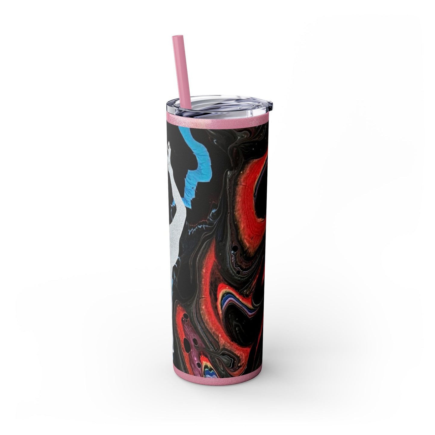 Figure Skating Tumbler, 20oz with straw