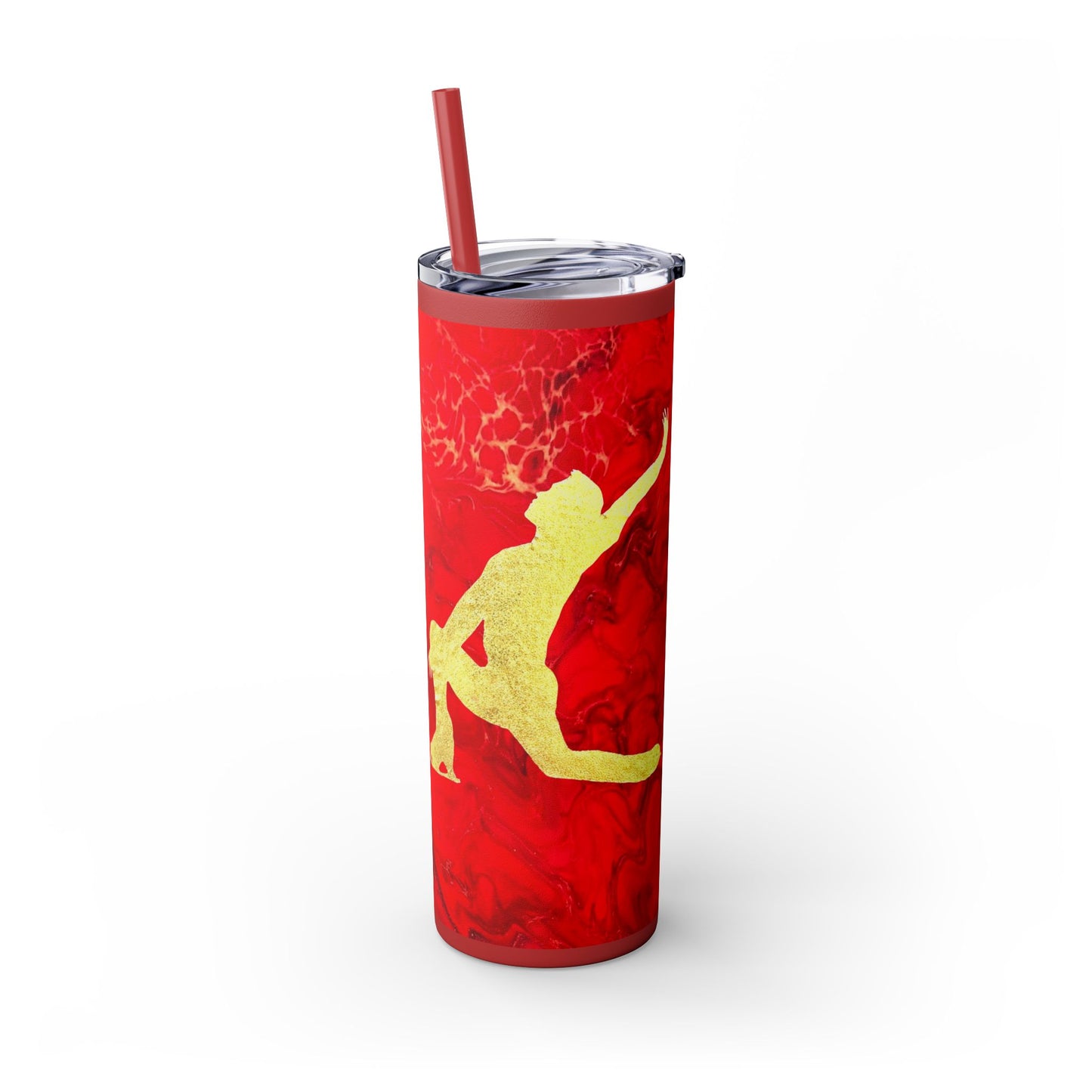 Figure Skating Tumbler, 20oz with straw