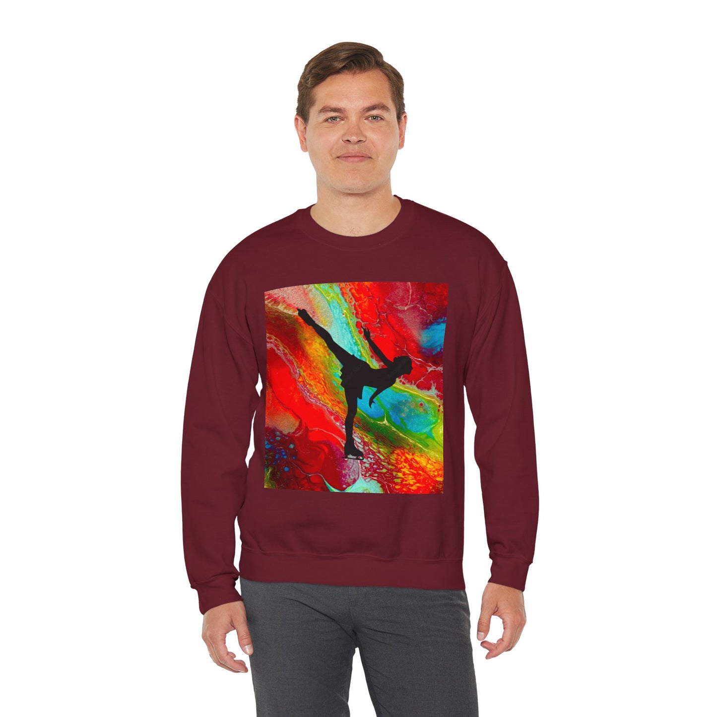 Unisex Figure Skating Crewneck Sweatshirt