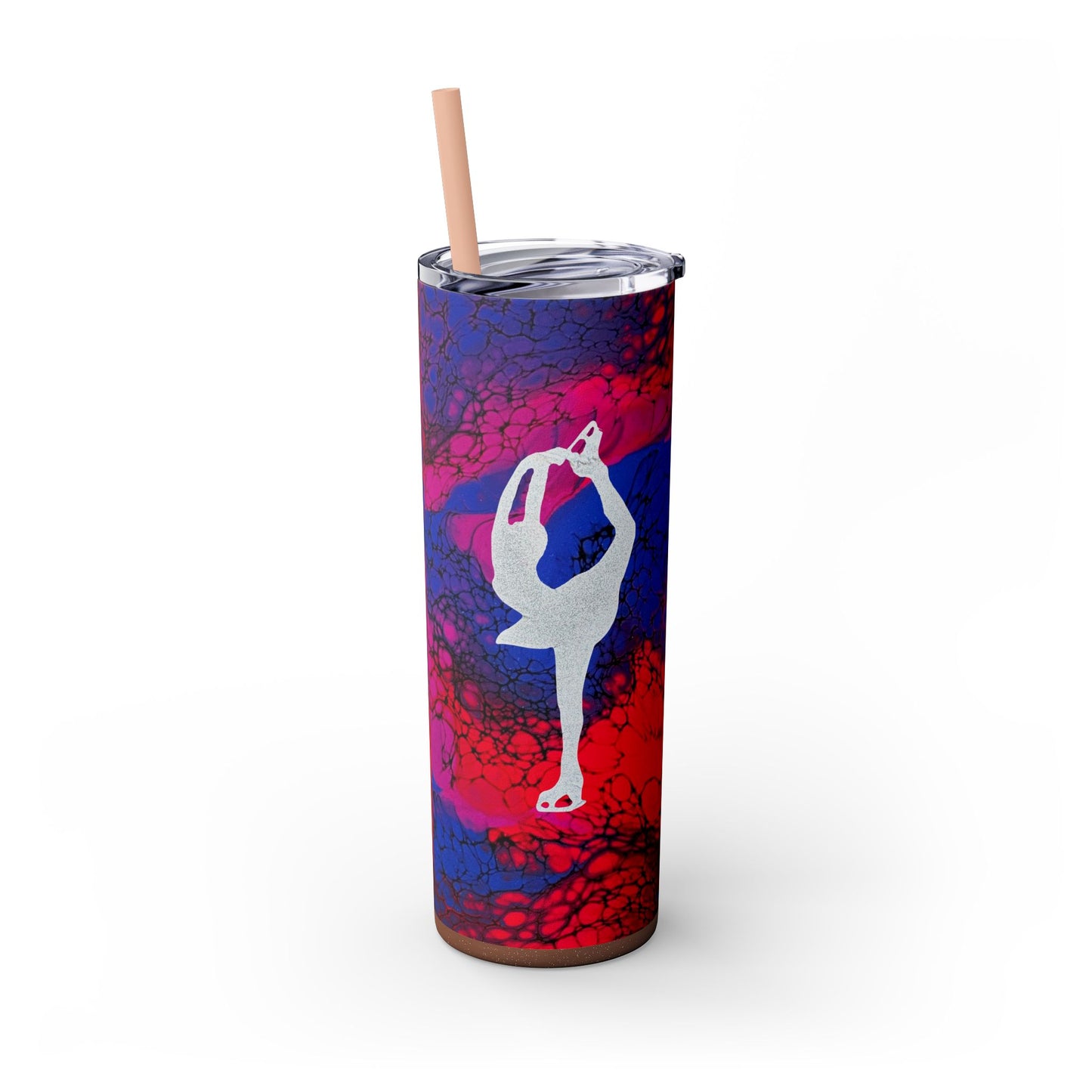 Figure Skating Tumbler, 20oz with straw