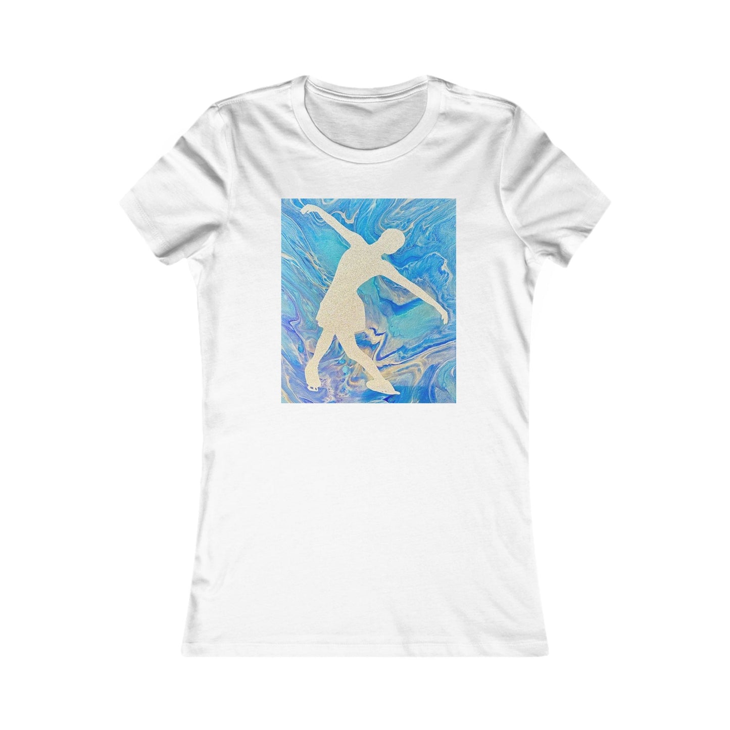 Ladies, Figure skating T-shirt