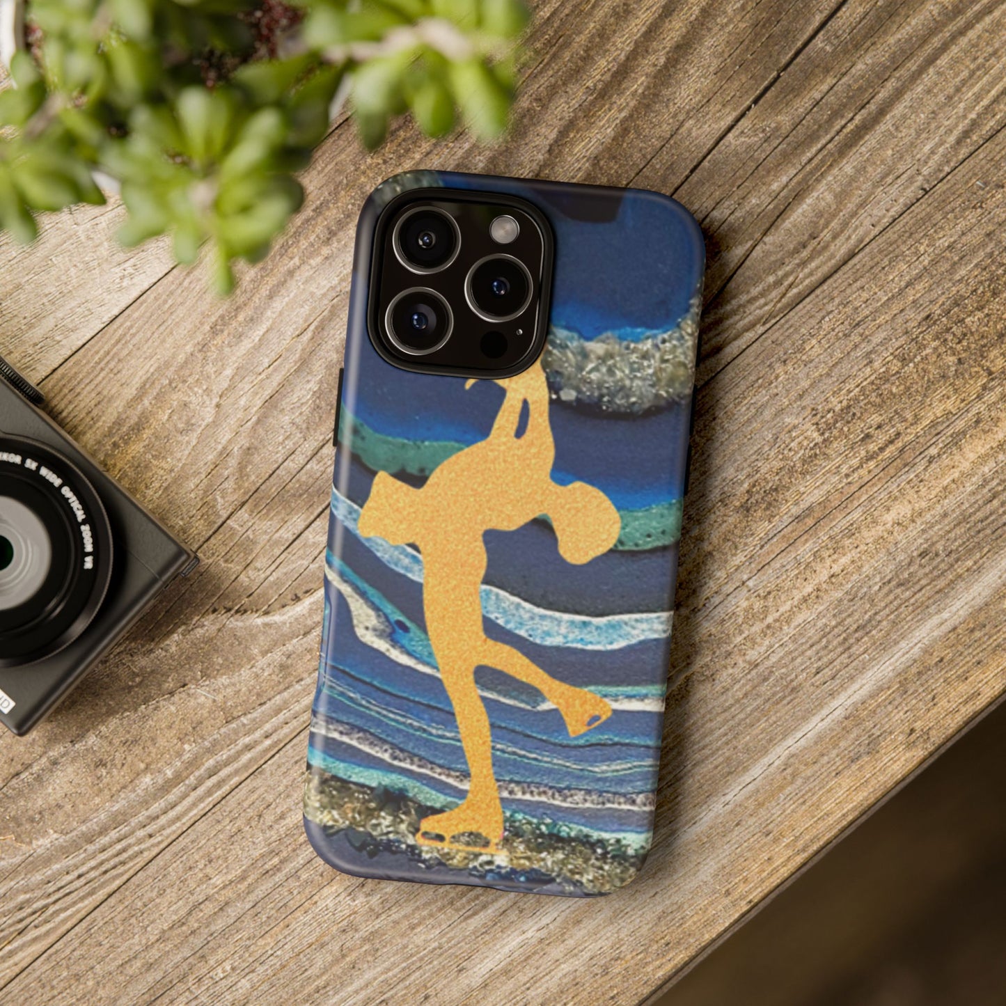 Figure skating phone case