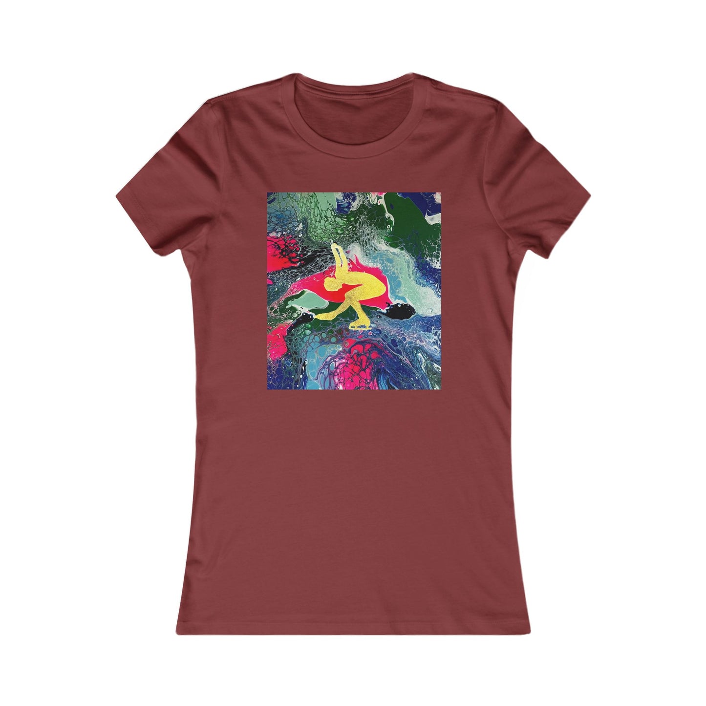 Ladies figure skating T-shirt