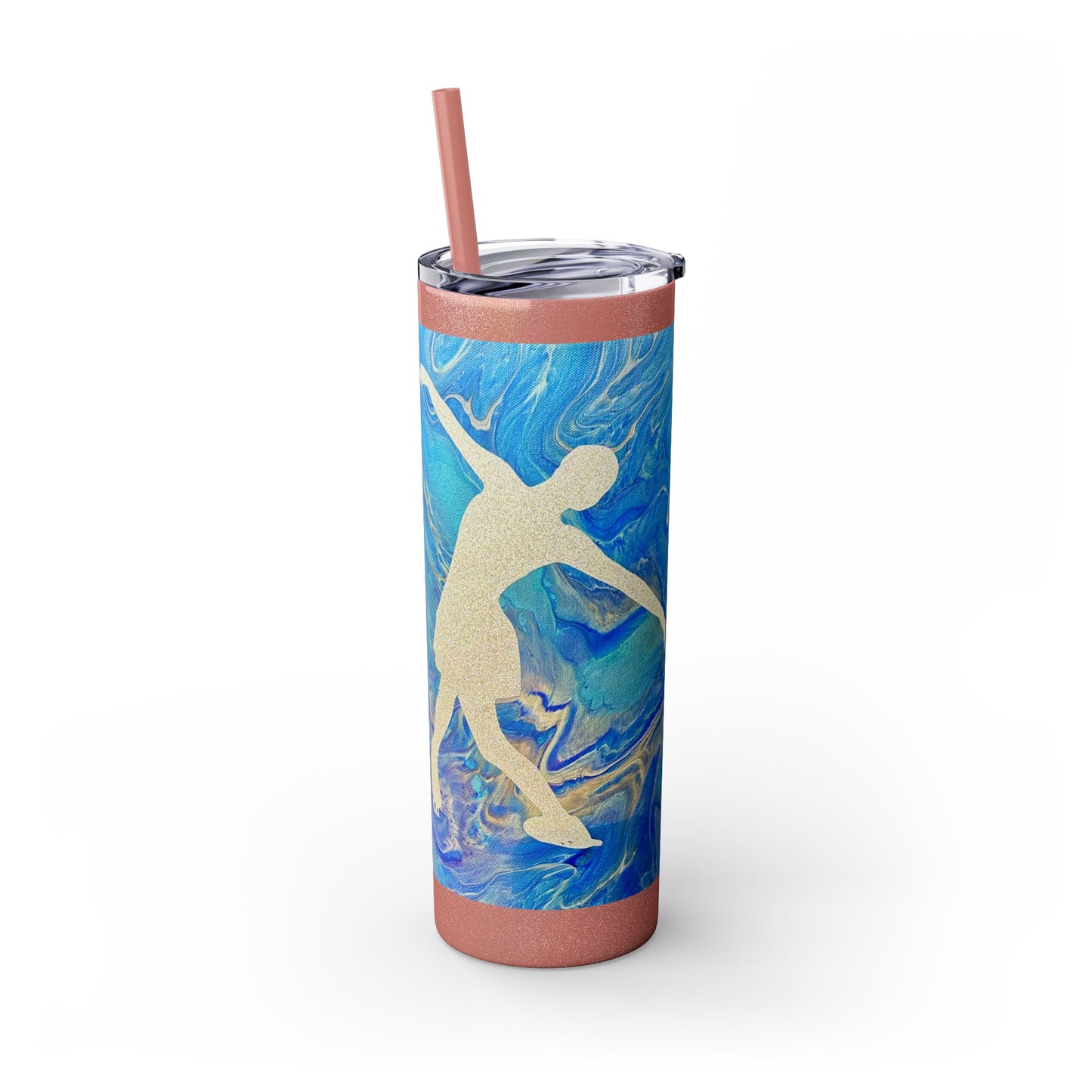 Figure Skating Tumbler, 20oz with straw