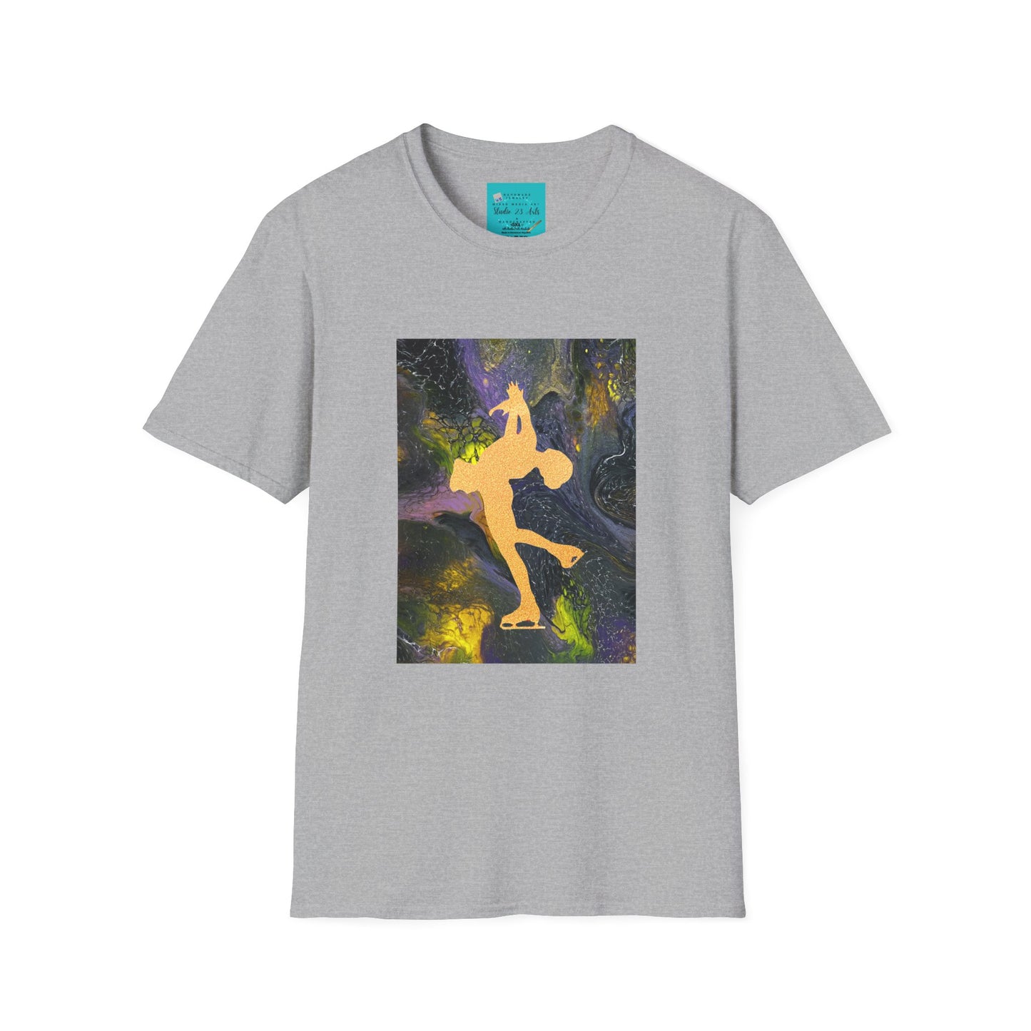 Unisex Softstyle figure skating T-Shirt