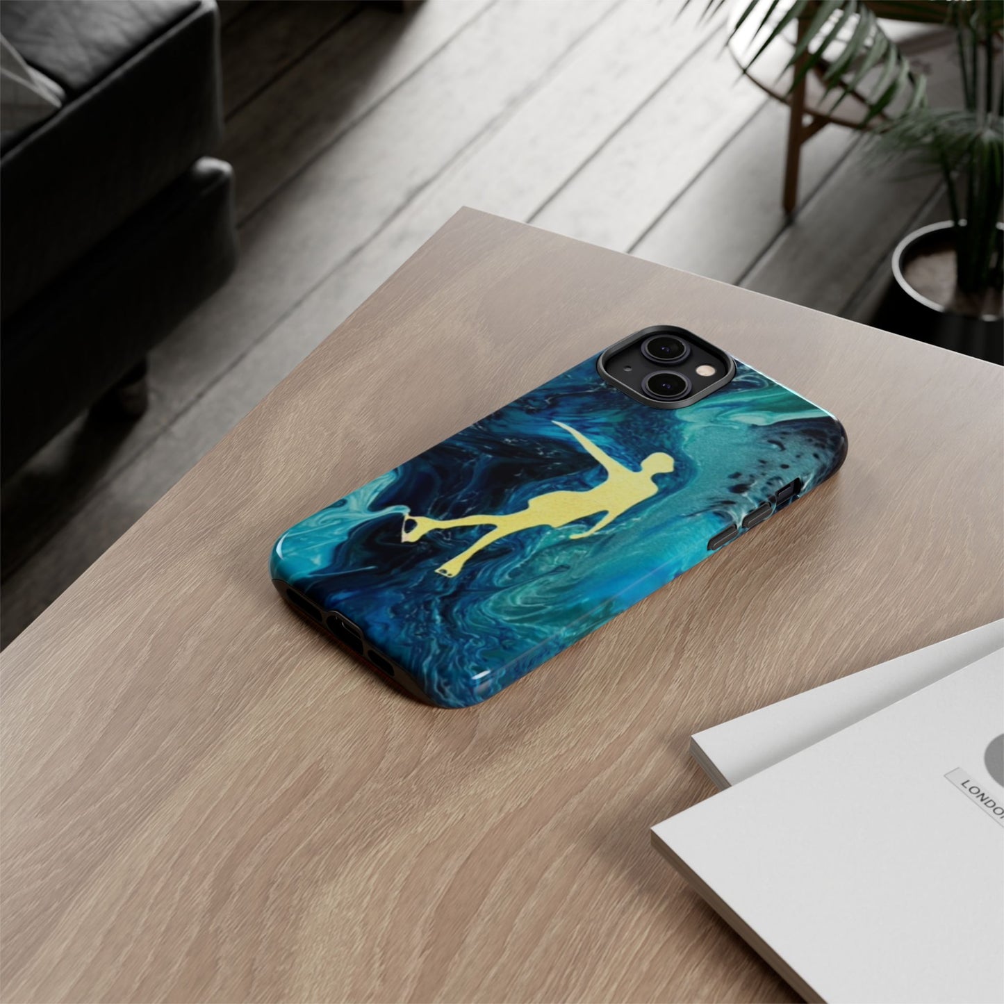 Figure skating phone case