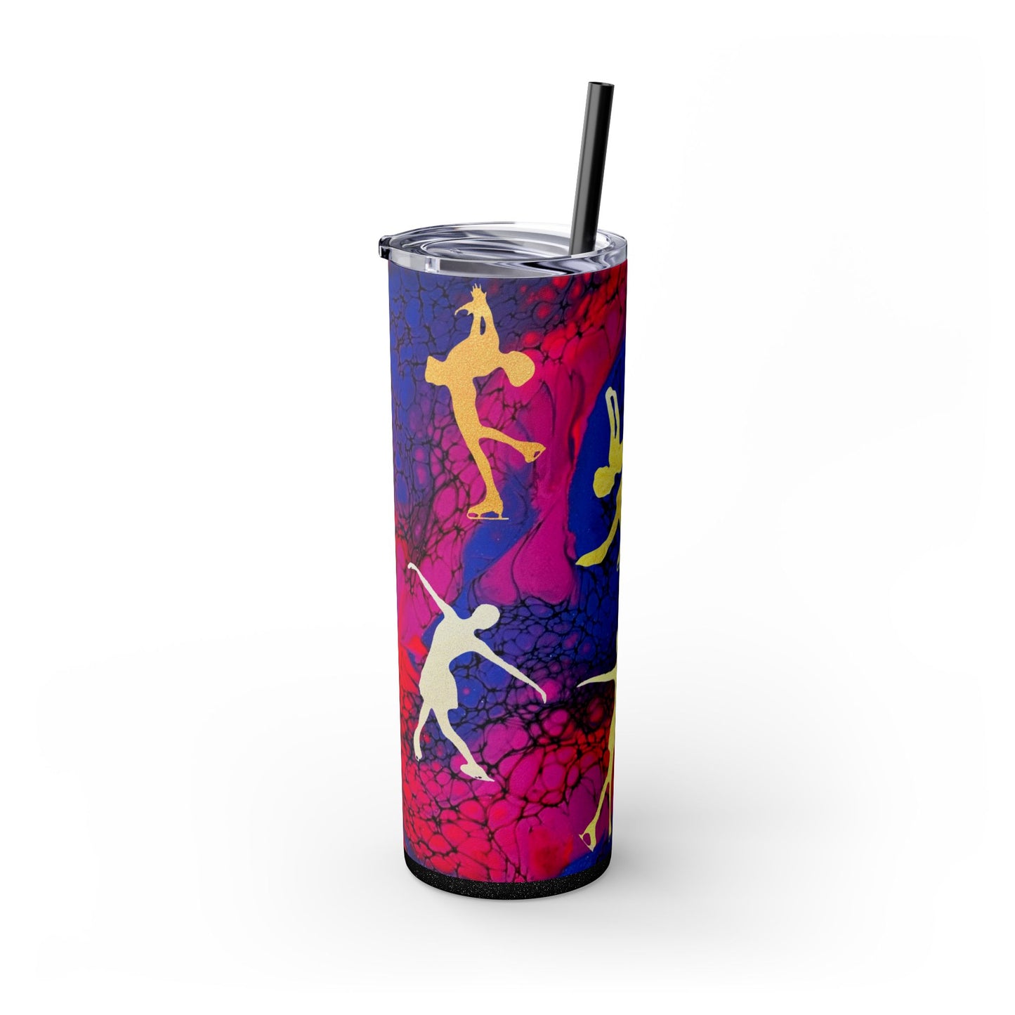 Figure Skating Tumbler, 20oz with straw