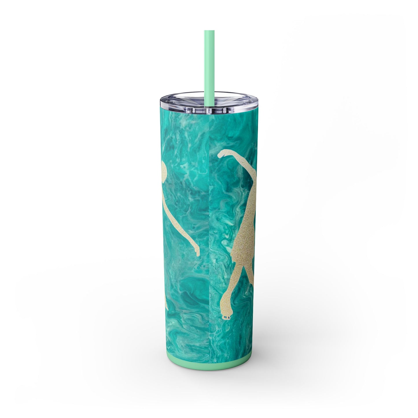 Figure Skating Tumbler, 20oz with straw