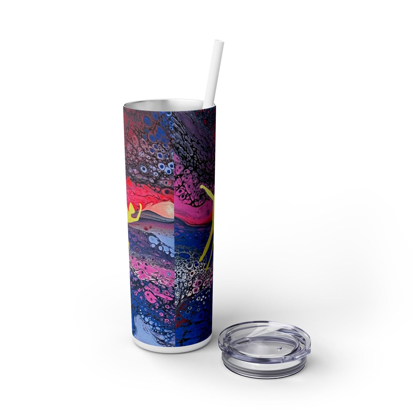 Figure Skating Tumbler, 20oz with straw