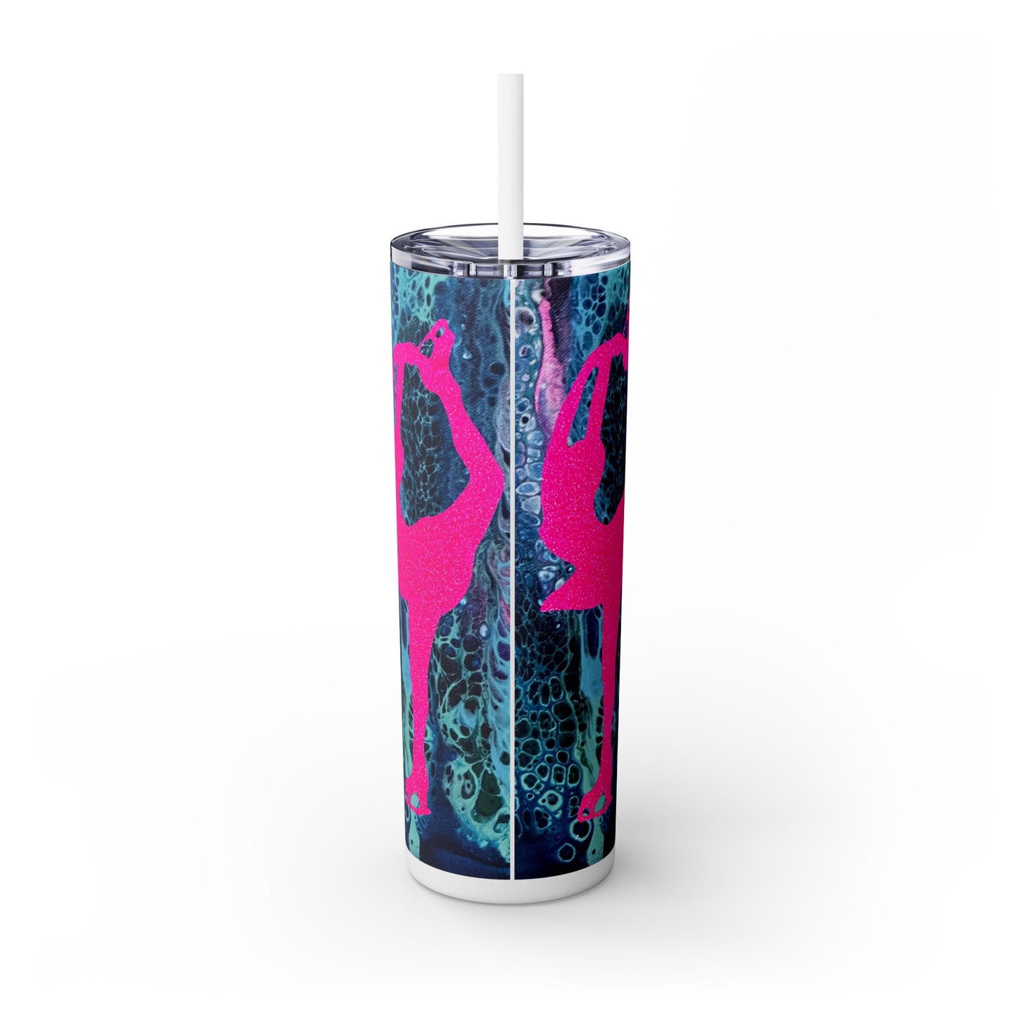 Figure Skating Tumbler, 20oz with straw