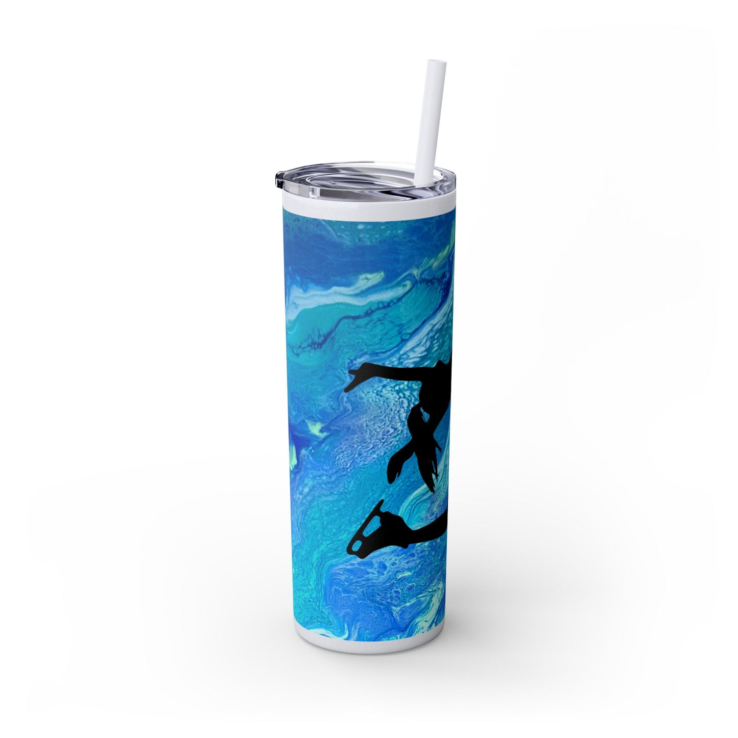 Figure Skating Tumbler, 20oz with straw