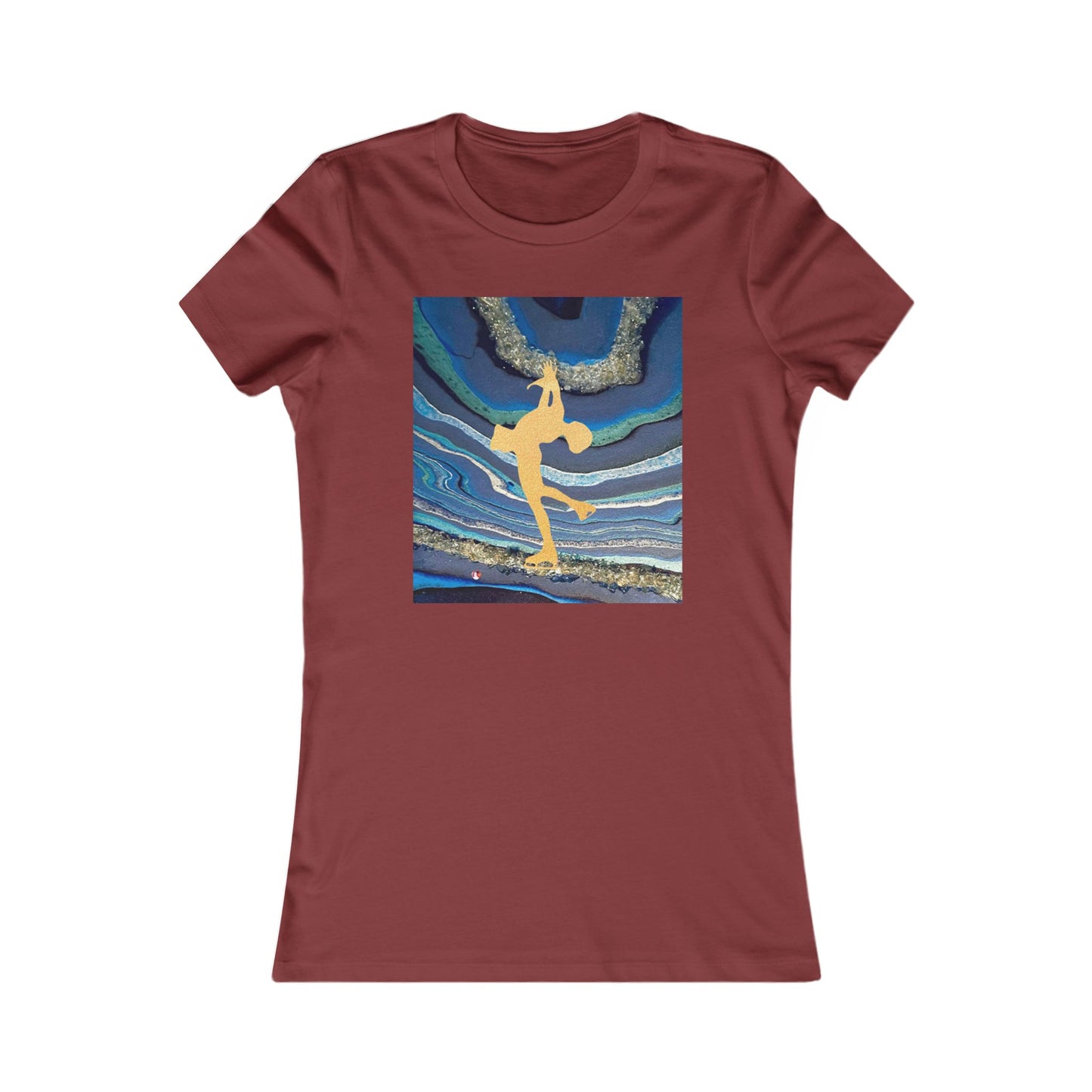 Ladies figure skating T-shirt