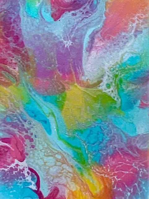 9"x12" Acrylic pour