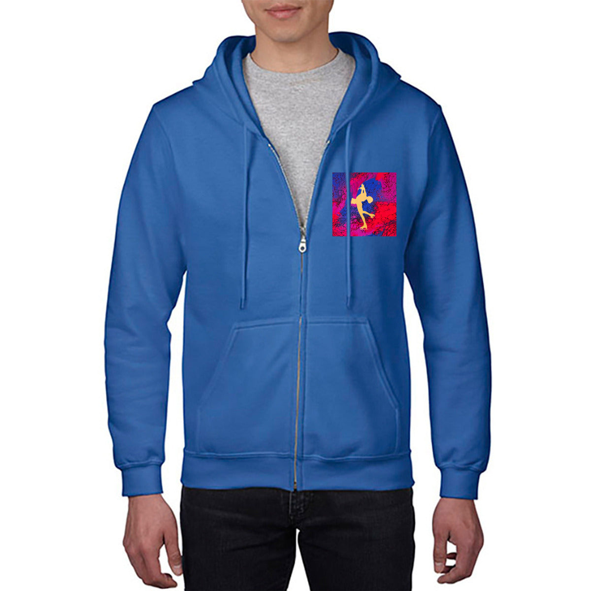 Figure skating Hoodie zip up sweatshirt